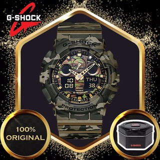 💥PROMOCIÓN💥Relojes originales de cuarzo G-SHOCK reloj deportivo a prueba de golpes a prueba de golpes Relojes de Hombre GA-100CM-5A (1)
