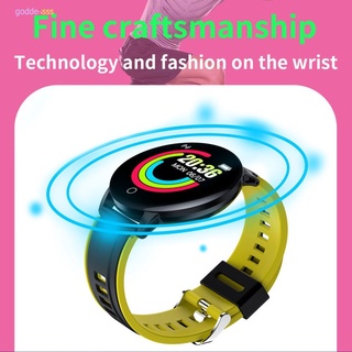 [listo] 119s smart watch 1.44 pulgadas pantalla fitness smartwatch bluetooth compatible con hombres mujeres smart band goddessss