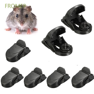 FROMEP 1/2 trampas reutilizables para ratón, cebo, captura de ratas, ratón, Control de plagas, roedores, resorte, Clip para ratones