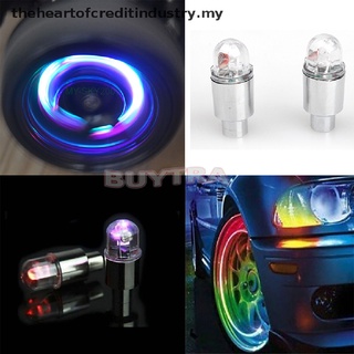 [THEMY] Tapa de sellado de válvula de Flash de luz LED para coche, bicicleta, bicicleta, Motor de colores [MY]