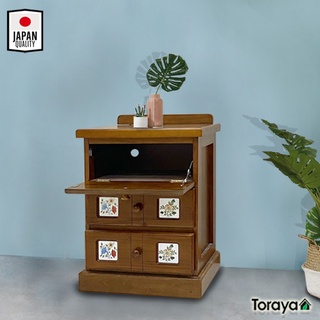 Toraya Nakas - gabinete de escritorio corto de madera maciza clásica VS-NS50