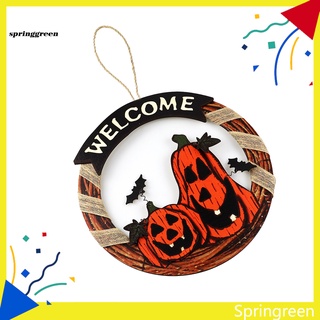 spri adorno puerta signo de halloween puerta colgante señal de bienvenida amplia aplicación para el hogar