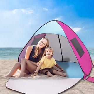bonita tienda de playa automática pop up ultraligera impermeable sun shelter tienda de campaña (9)