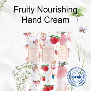 1PC Floral Fruity Repair Hand Cream Moisturizing Anti-chapping Hand Cream Skin Hand Winter U5D0