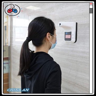 Termómetro sin contacto montado En la pared de la frente infrarroja Digital temperatura fiebre alarma precisa lectura instantánea pantalla LCD En stock@