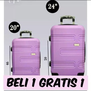 Juego de maletas 20 + 24 "Polo UFO 702 - maleta de fibra de equipaje - maleta de equipaje de 4 ruedas - maleta de cabina