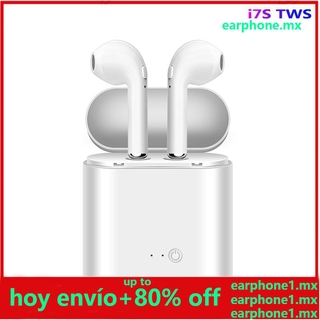 tws i7s auriculares inalámbricos por bluetooth 5.0, auriculares deportivos con micrófono para smartphones, xiaomi, samsung, huawei y lg
