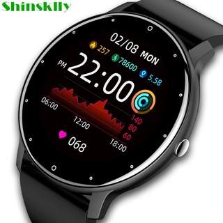 2021 reloj inteligente hombres mujeres personalizar papel pintado monitor de ritmo cardíaco fitness tracker deporte impermeable smartwatch para ios android