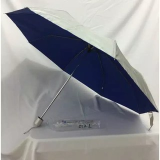 Paraguas plegable liso plata motivo