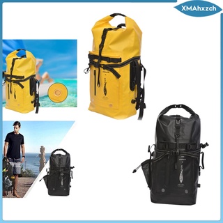 [xmahxzch] mochila flotante impermeable con bolsillo exterior con cremallera, para kayak, rafting, paseos en bote, natación, camping, senderismo,