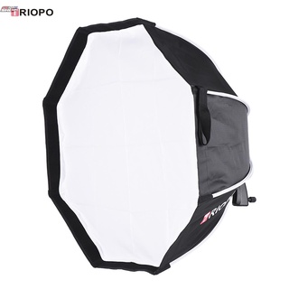 【03-01-Xx 😸】 RC TRIOPO 65cm Foldable 8-Pole Octagon Softbox with Soft Cloth Handle for Godox Yongnuo Andoer On-camera Flash Light