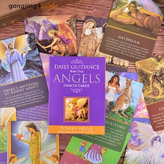 [gongjing4] cartas de tarot guía diaria ángel oracle tarjeta deck juego de mesa juego de cartas mesa mesa mx12