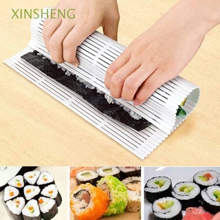 XINSHENG Tool Sushi Maker Rice Rolling Mat Sushi Roller Gadget DIY Sushi Rolling Kitchen Mat/Multicolor