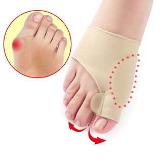 2pcs=1 par separador de dedos del pie hallux valgus corrector de juanetes ortopédicos pies ajustador de pulgar corrección de pedicura enderezadora de calcetines