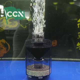CCN * Taburete De Pescado Colector De Succión Para Tanque De Peces Automático Filtro Fecal Aumentar Oxígeno Y Limpieza Acuario 16 * 9cm (3)