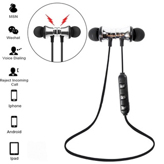 Magnetic Bluetooth 4.2 Wireless Stereo Headset In-Ear Headphone Earphone for Sports