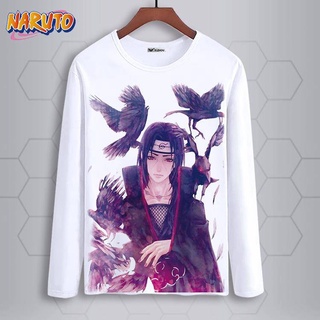 Naruto Naruto budak ropa Anime elementos secundarios Naruto Sasuke Uchiha Itachi en una camiseta de manga completa para hombres y mujeres