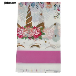 jkiuatm unicornio mantel desechable fiesta mesa cubierta para niños fiesta de cumpleaños decoración mx
