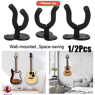MELODY Durable Wall Mount Bass Violin Holder Stand Guitar Wall Hanger Accessories Non-slip Useful Ukulele Display Musical Instruments Hook