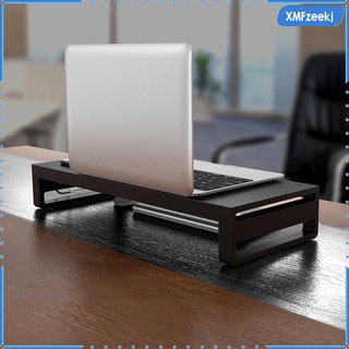 [xmfzeekj] metal portátil pc monitor escritorio soporte elevador soporte organizador de escritorio robusto