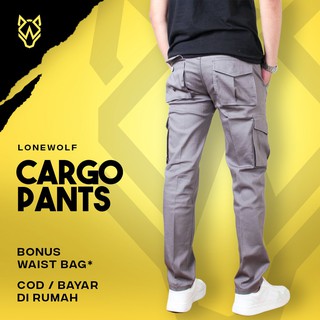Talla grande - pantalones Cargo para hombre