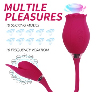 Potente rosa Clito-succión agua chupar vibrador pezón estimulación clítoris punto G juguetes sexuales