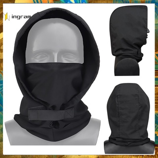 [IN] Stock Adjustable Outdoor Headgear Protective Plaid Cloth Hiking Headgear High Elasticity for Cycling