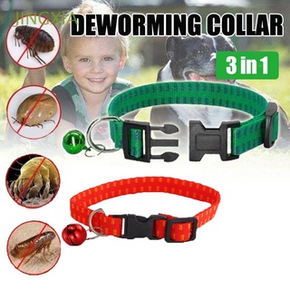 JINGXIA Nylon Dog Collar Adjustable Anti Flea Mite Tick Neck Strap Kill Insect Mosquitoes Outdoor Insecticidal Safety Effective Pet Suppies/Multicolor