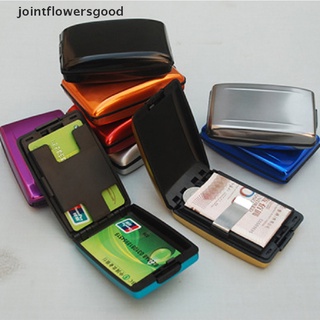 jffg - cartera de aluminio para bloqueo de tarjetas de crédito, antirfid, escaneo bueno