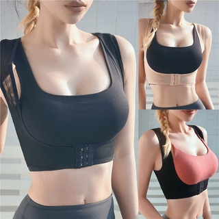 Mujeres pecho soporte chaleco espalda ajustable transpirable Corrector ropa interior S-XXL sujetador deportivo