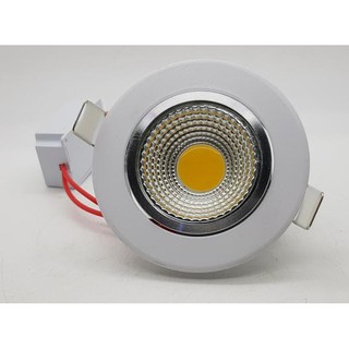 Luces de techo LED COB ajustables de 5 vatios (blanco cálido)