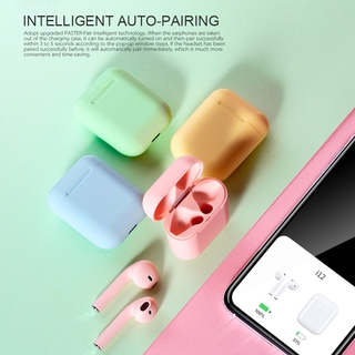 inpods 12 Audífonos inalámbricos Tws i7s color Pastel I12 Para Android/Iphone (4)