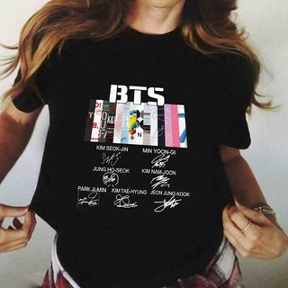 Kpop BTS mujer bangtan niñas recortada top camiseta BTS impresión de goma alta calidad Unisex (8)