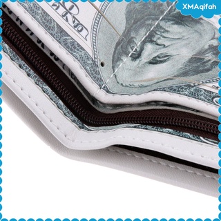 [xmaqifah] cartera de lona Bi-Fold Mighty banco nota de papel bolsa de dinero dólares