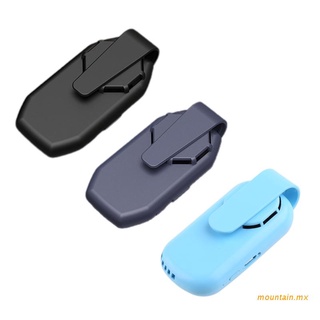 Moun Personal Wearable Aire Acondicionado Máscara Ventilador USB Recargable Clip En Filtro De