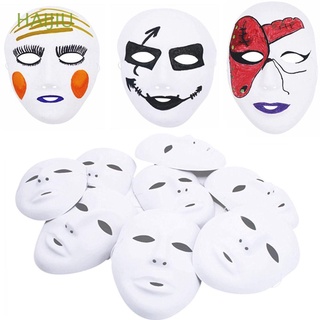 haijiu diy decoración de halloween blanco cosplay props mascarada protección festival mardi gras 3d disfraz fiesta protección ocular para hombre femenino máscara