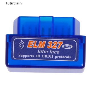 Tututrain Bluetooth V2.1 Mini Elm 327 OBDII Scanner OBD Car Diagnostic Tool Code Reader MX
