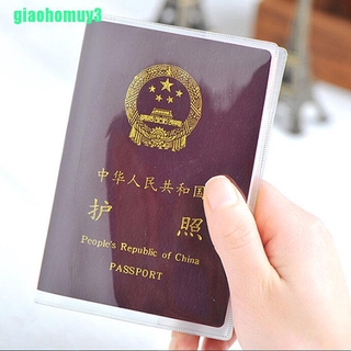 gmy transparente transparente pasaporte cubierta titular caso organizador tarjeta de identificación Protector de viaje