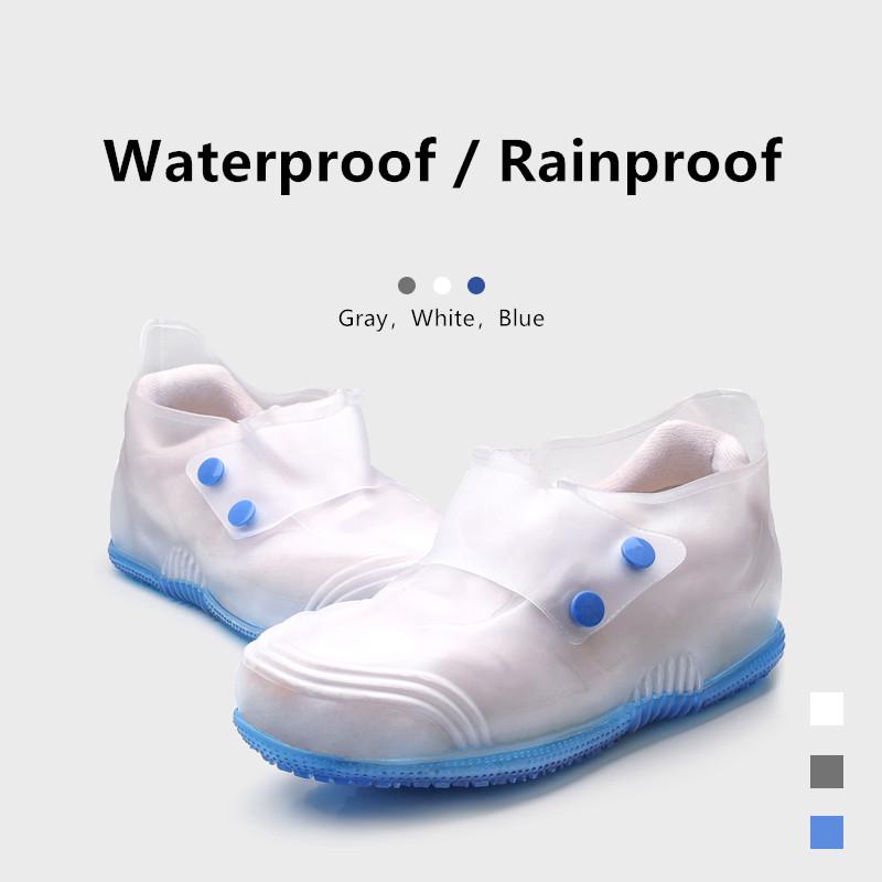 funda de silicona reutilizable impermeable impermeable botas de lluvia antideslizante lavable unisex resistente al desgaste accesorios de zapatos (6)