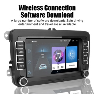 Android 10.1 Para VW/Volkswagen Asiento Skoda Golf Passat 1G + 16G Bluetooth WiFi GPS Multimedia Reproductor De Radio De Coche 2 Din 7 Pulgadas (6)