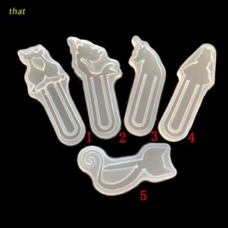 that DIY Cat Shape Bookmark Mould Epoxy Resin Casting Silicone Molds Art Craft Tools