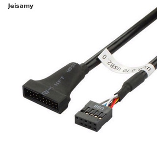 [jei] cable convertidor usb 3.0 de 20 pines a usb 2.0 9 pines adaptador mx583