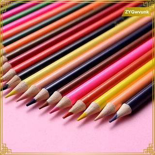 lápices de acuarela profesionales, lápices de dibujo de arte multicolor para colorear, mezcla y capas (6)