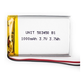 1000mah Bateria Recargable Lipo 503450 3.7v 50x34x5 Mm (1)