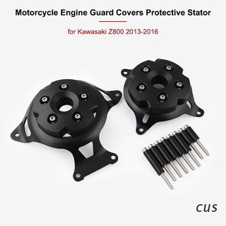 cus. motor de motocicleta estator cubierta protector del motor de protección lateral protector para kawasaki z750 z800 2013 - 2017 z 750 800 13-17