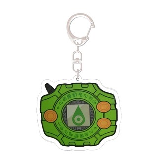 Digimon Adventure Badge Evolution Keychain Keyring Key Agumon Gabumon Bag Pandant Acrylic 6cm Yagami Yamato (3)