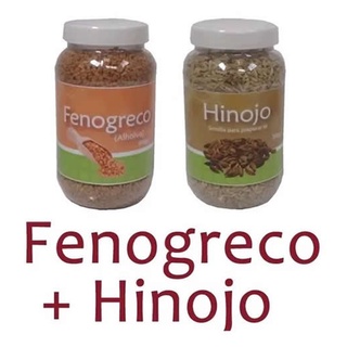 Fenogreco + Hinojo Promo 2 Frascos Semillas Tes Infusión