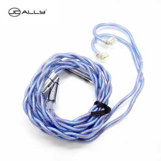 jcally jc20 - cable de actualización para kz edx zsn pro x mt1 aria tc20 (azul azul púrpura)
