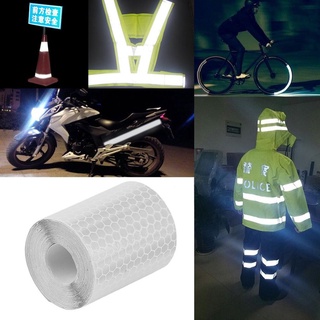 cinta reflectante de advertencia de seguridad para coche, ciclismo, cinta reflectante