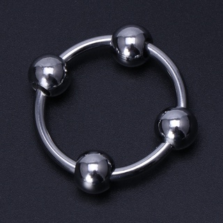 anillo de pene de acero inoxidable para hombres potenciador prolonga el producto de ayuda sexual